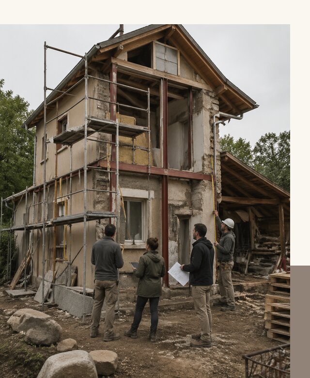 Реконструкция загородного дома под ключ в Качканаре от бюро