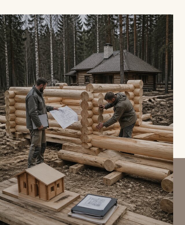 Проектирование и строительство домов из бревна в Качканаре